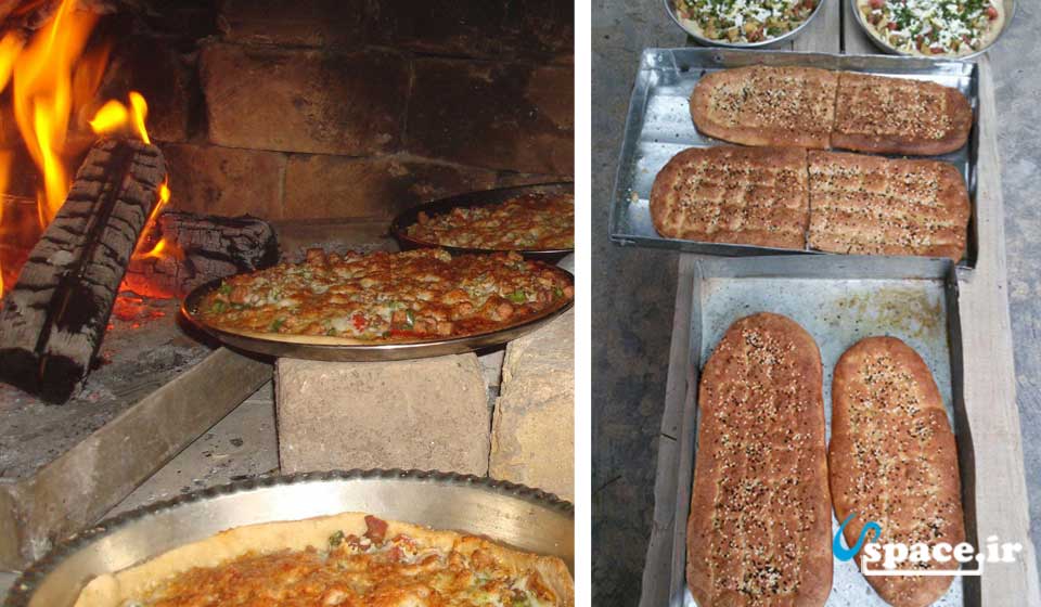 پخت پیتزا و نان محلی با تنور سنتی در اقامتگاه بوم گردی تنورخونه - ابهر - روستای قروه